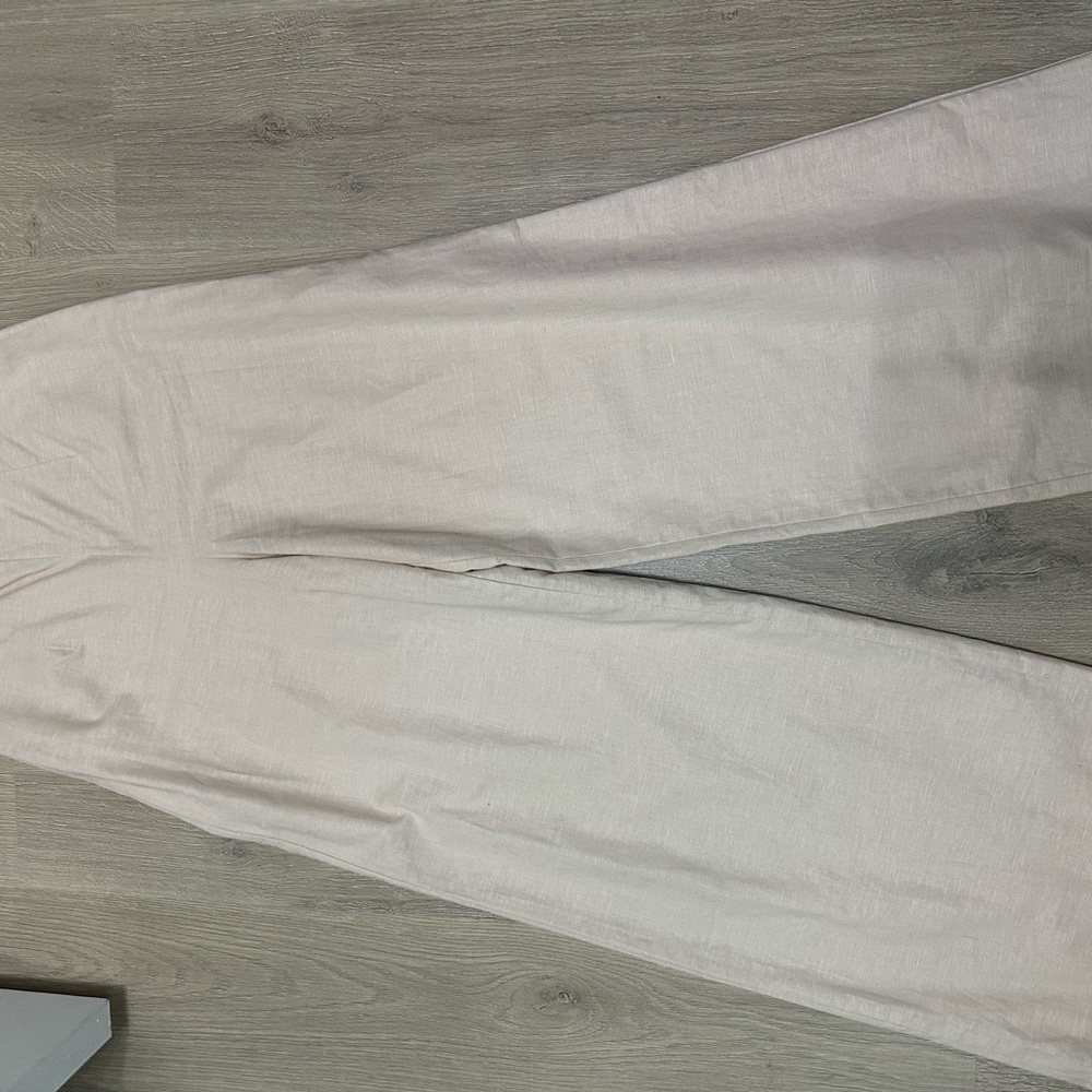 Elegant Cream Women's Pants